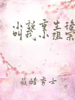 小说重生后大佬叫我小祖宗