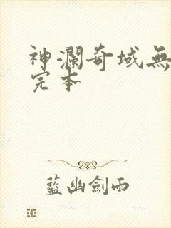 神澜奇域无双珠完本