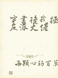 穿书后我拯救了反派大佬