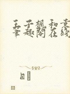 王子枫和袁雯洁笔趣阁在线阅读