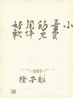 好用的看小说的软件免费