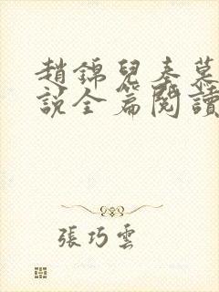 赵锦儿秦慕修小说全篇阅读