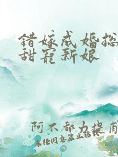 错嫁成婚总裁的甜宠新娘