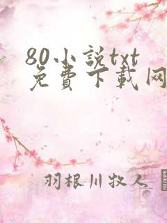 80小说txt免费下载网