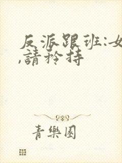 反派跟班:女主,请矜持