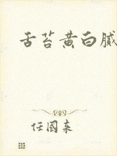 舌苔黄白腻齿痕