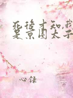 死后才知,我竟是京圈太子白月光免费观看