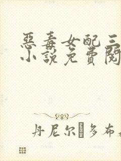 恶毒女配三岁半小说免费阅读