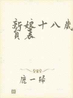 新娘十八岁的演员表