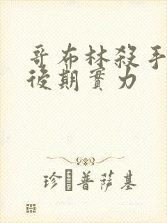 哥布林杀手男主后期实力