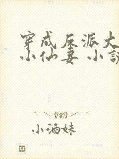 穿成反派大佬的小仙妻 小说