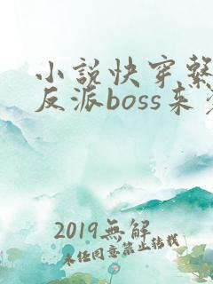 小说快穿系统之反派boss来袭txt