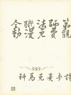 全职法师第二季动漫免费观看完整版