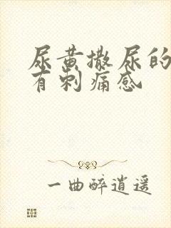 尿黄撒尿的时候有刺痛感