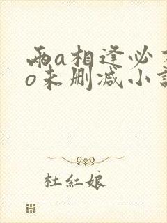 两a相逢必有一o未删减小说