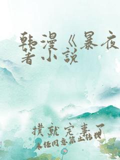 韩漫《暴夜》原著小说