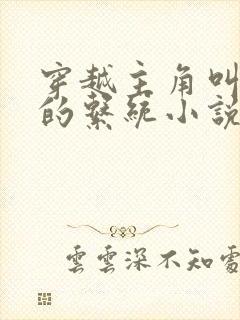 穿越主角叫陆羽的系统小说