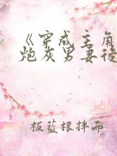 《穿成主角攻的炮灰男妻后》