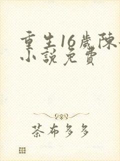重生16岁陈洛小说免费