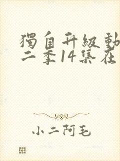 独自升级动漫第二季14集在线观看