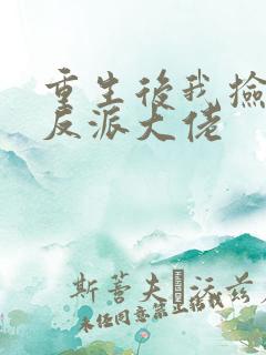 重生后我捡到了反派大佬