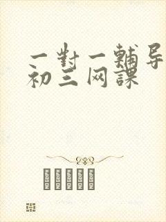 一对一辅导物理初三网课