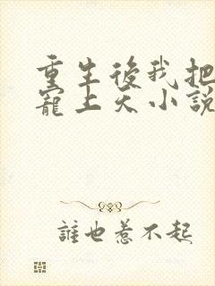 重生后我把丈夫宠上天小说