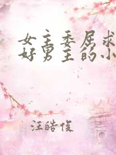 女主委屈求全讨好男主的小说