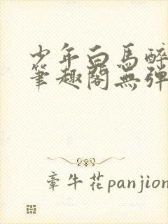 少年白马醉春风笔趣阁无弹窗