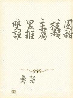 双男主校园文小说推荐超甜