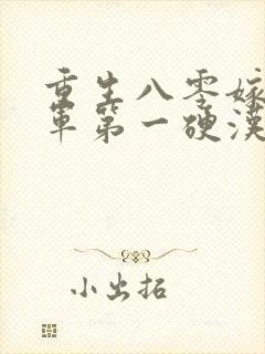 重生八零嫁给全军第一硬汉免费阅读