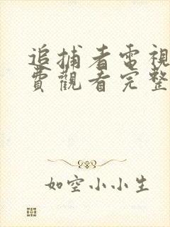 追捕者电视剧免费观看完整版高清