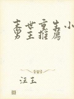 末世重生小说双男主推荐