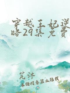 穿越王妃逆袭攻略29集免费观看