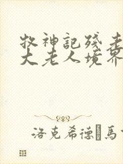 牧神记残老村九大老人境界