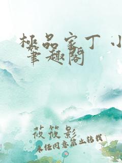 极品家丁 小说 笔趣阁