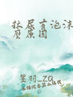 拉尿有泡沫是什么原因