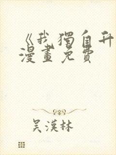 《我独自升级》漫画免费