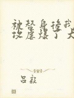 被替身后我把渣攻虐爆了 大江流