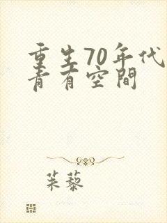 重生70年代知青有空间