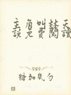 主角叫林天的小说免费阅读