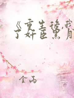 《重生后,我成了奸臣黑月光》