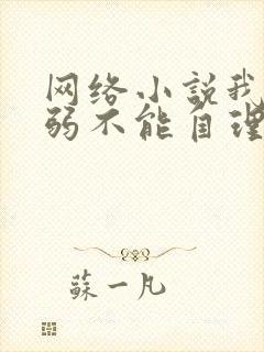 网络小说我那柔弱不能自理的夫君