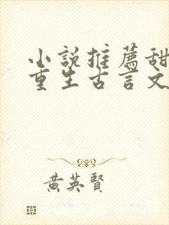 小说推荐甜宠文重生古言文