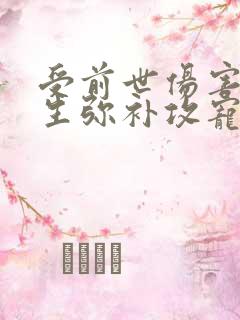 受前世伤害攻重生弥补攻宠文