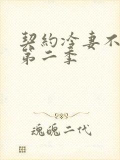 契约冷妻不好惹第二季