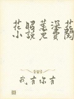 花昭叶深花强的小说免费阅读