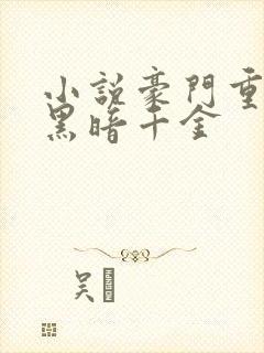 小说豪门重生之黑暗千金