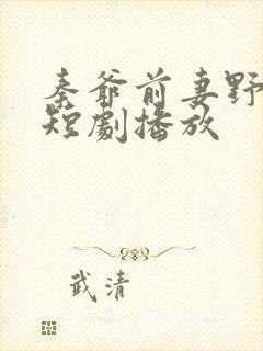 秦爷前妻野又飒短剧播放