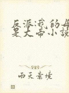 反派:我的母亲是大帝小说无删减